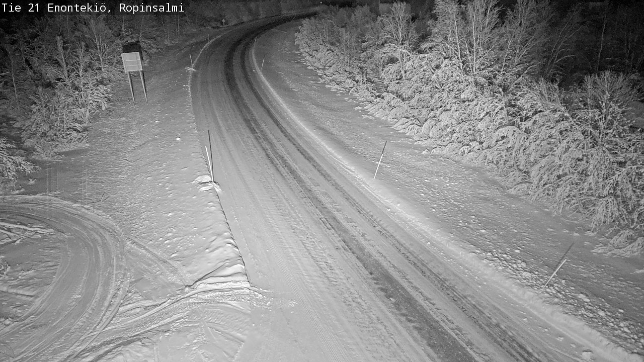 Kelikamerat Kuva Tie 21 Enontekiö, Ropinsalmi, Enontekiö, Lappi