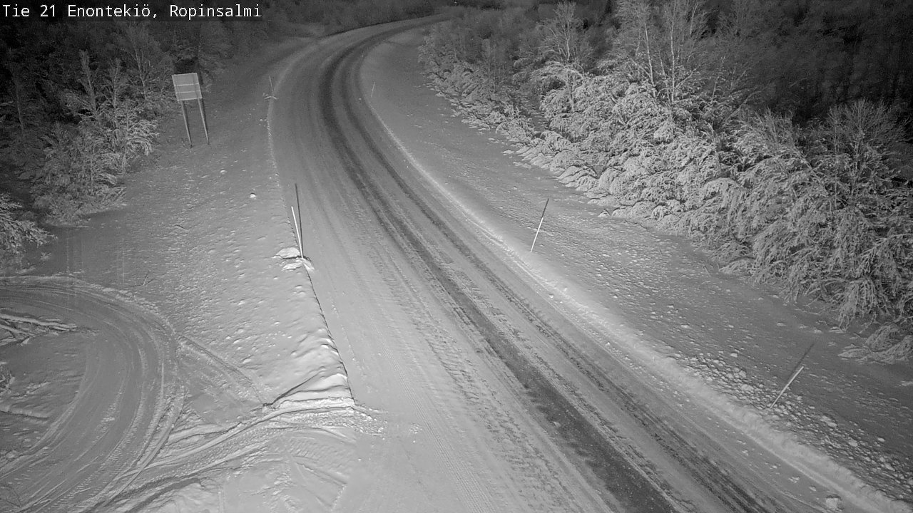 Kelikamerat Kuva Tie 21 Enontekiö, Ropinsalmi, Enontekiö, Lappi