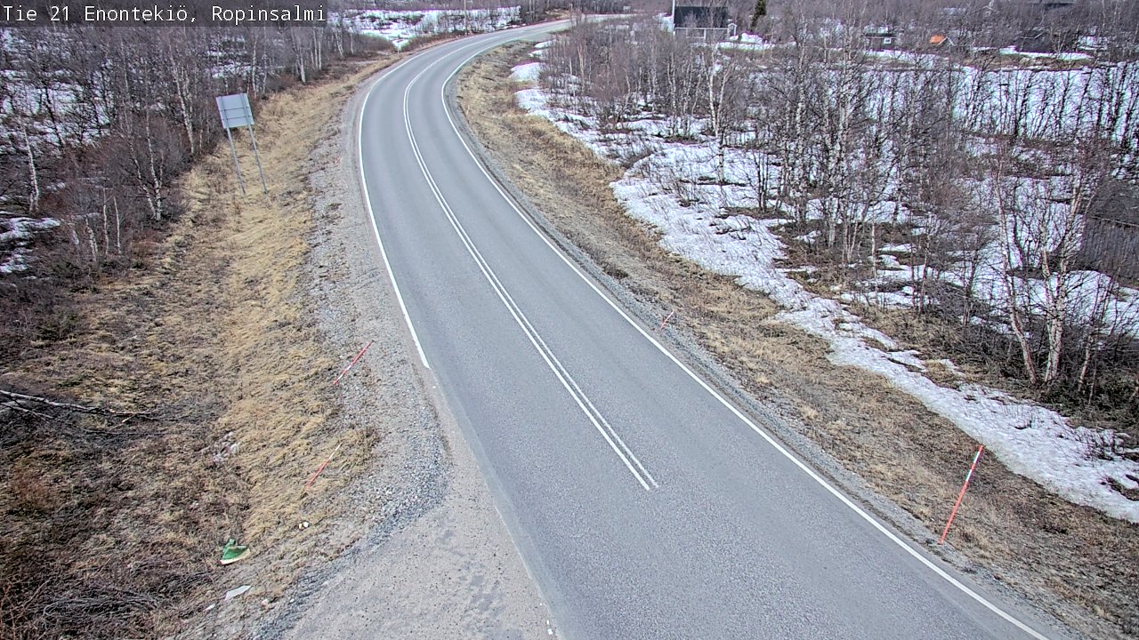 Kelikamerat Kuva Tie 21 Enontekiö, Ropinsalmi, Enontekiö, Lappi