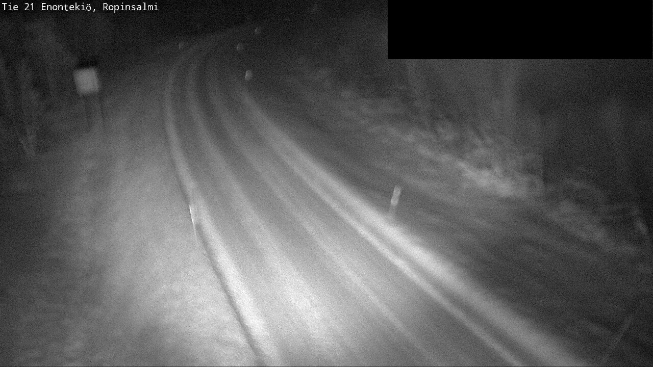Weather Camera Image Väg 21 Enontekiö, Ropinsalmi, Enontekiö, Lappi