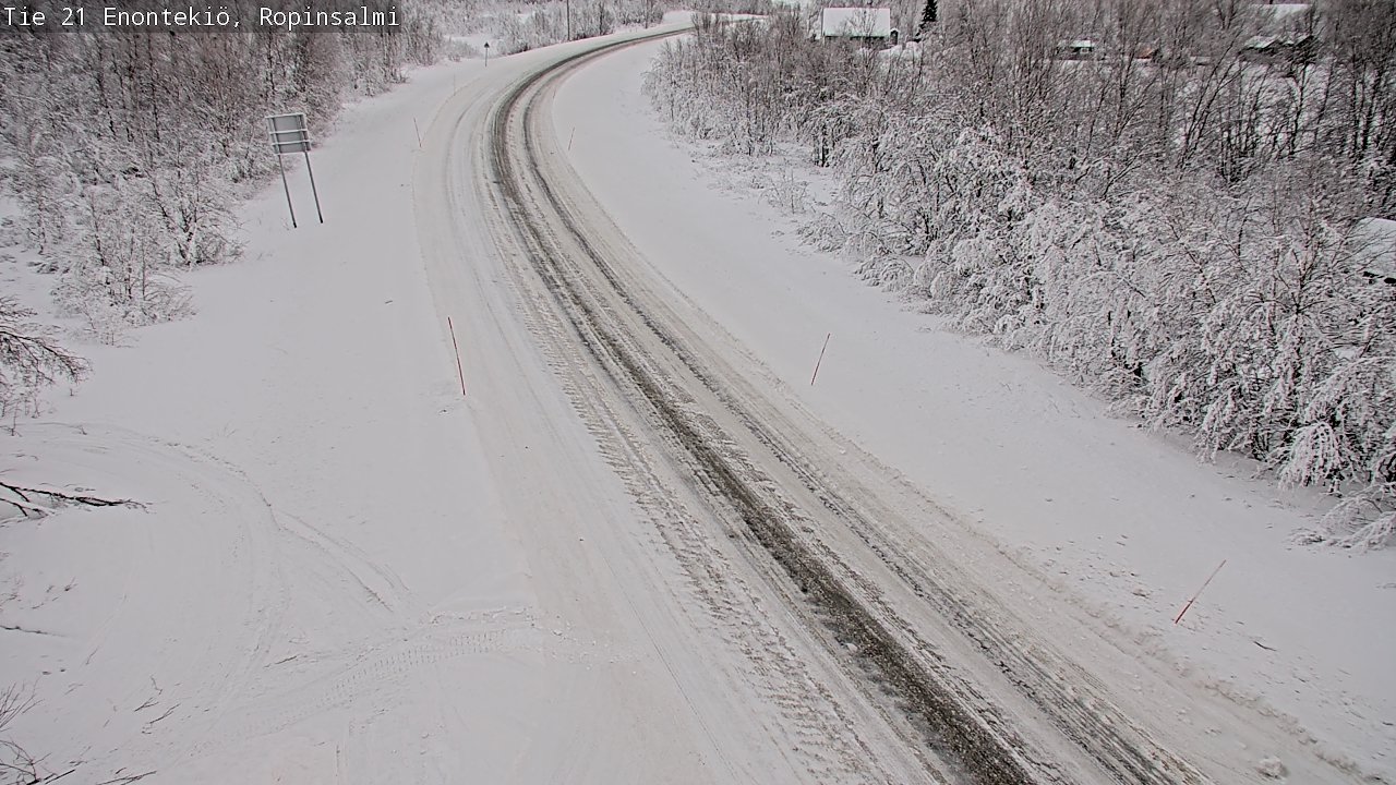 Kelikamerat Kuva Tie 21 Enontekiö, Ropinsalmi, Enontekiö, Lappi