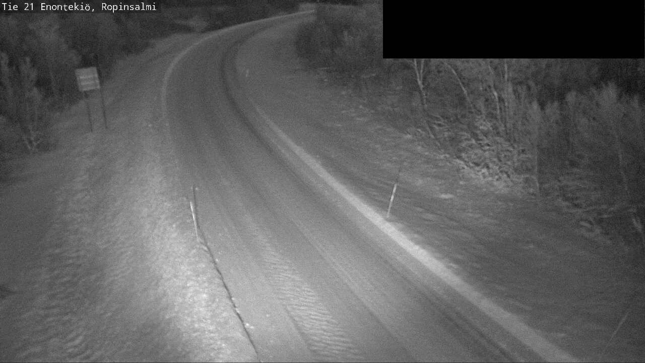 Weather Camera Image Väg 21 Enontekiö, Ropinsalmi, Enontekiö, Lappi