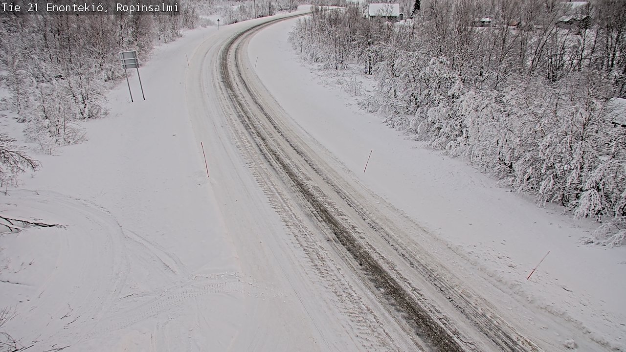 Kelikamerat Kuva Tie 21 Enontekiö, Ropinsalmi, Enontekiö, Lappi