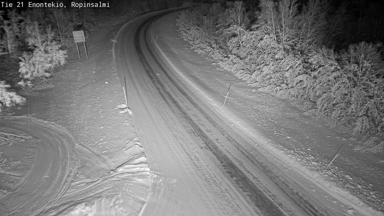 Kelikamerat Kuva Tie 21 Enontekiö, Ropinsalmi, Enontekiö, Lappi