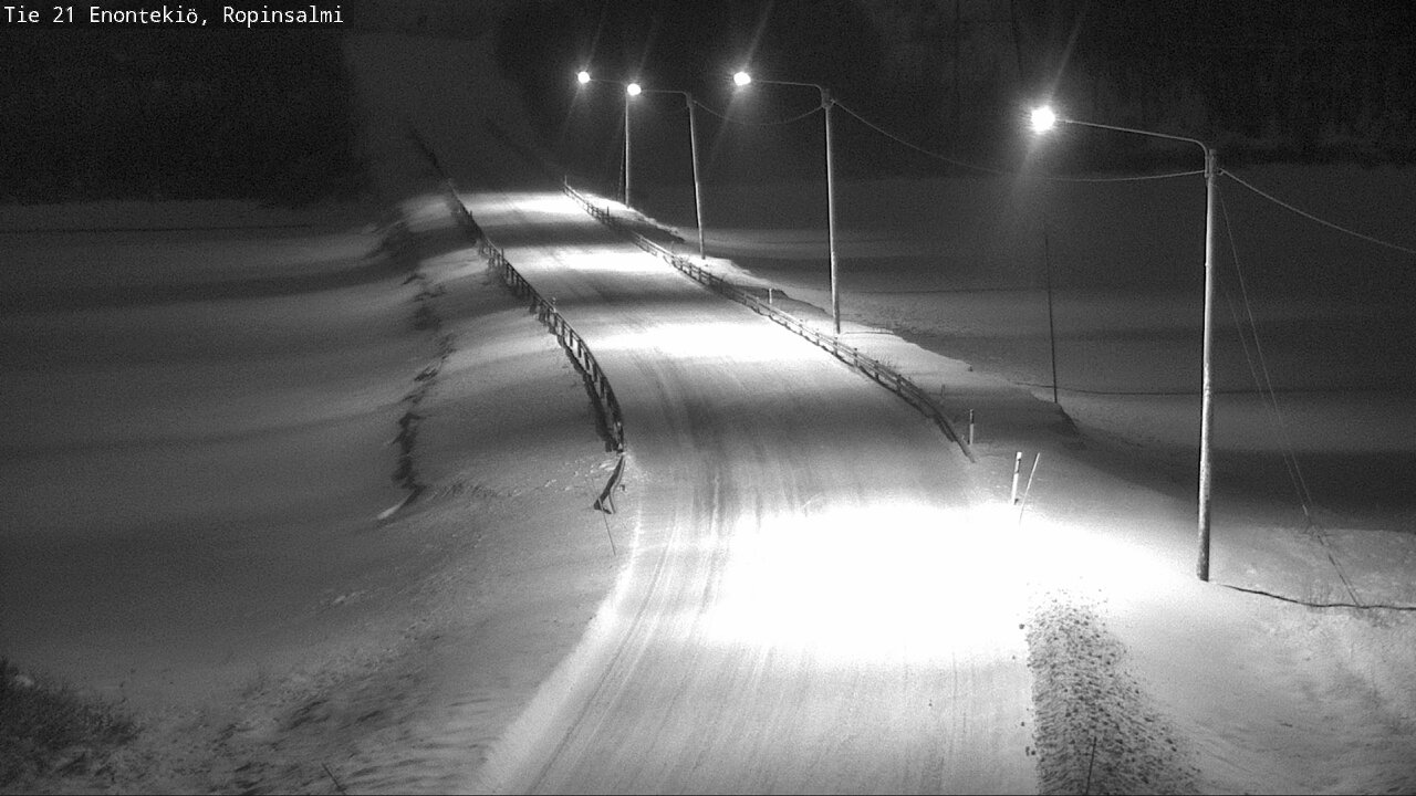 Kelikamerat Kuva Tie 21 Enontekiö, Ropinsalmi, Enontekiö, Lappi