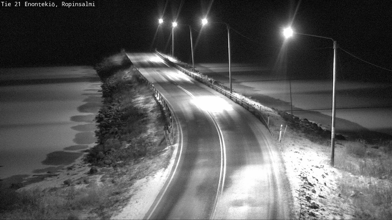 Kelikamerat Kuva Tie 21 Enontekiö, Ropinsalmi, Enontekiö, Lappi