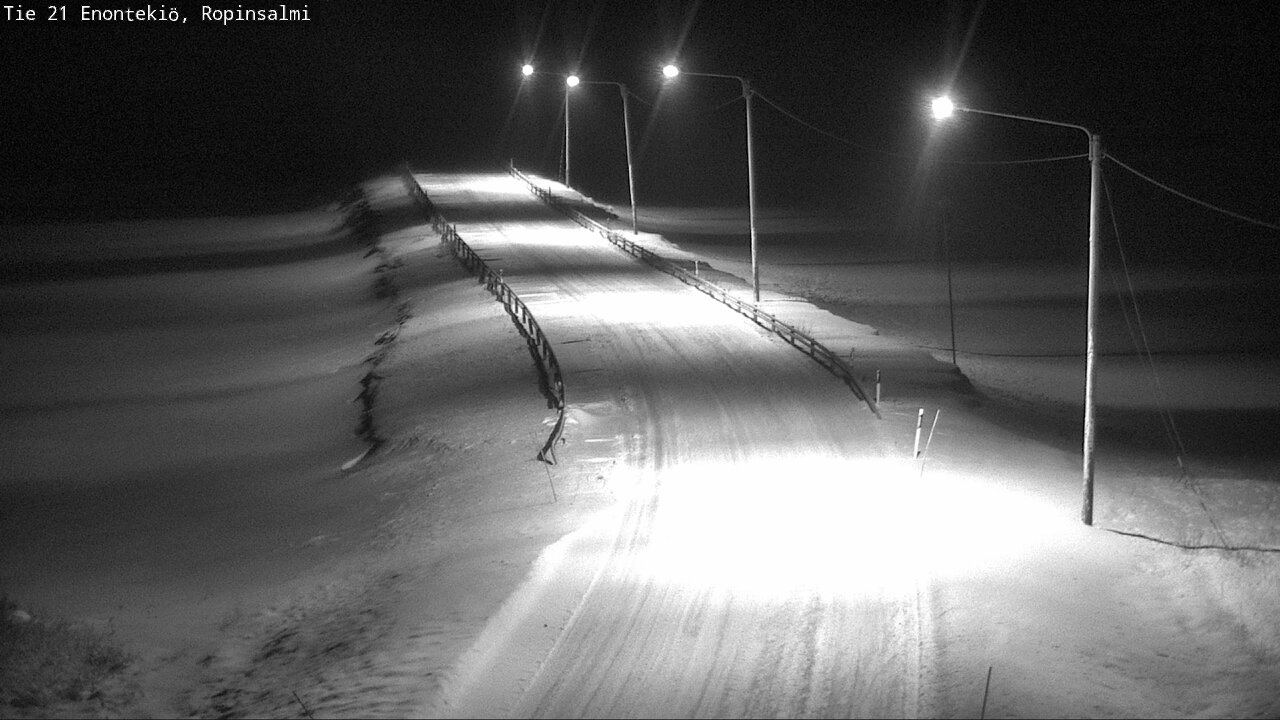 Kelikamerat Kuva Tie 21 Enontekiö, Ropinsalmi, Enontekiö, Lappi