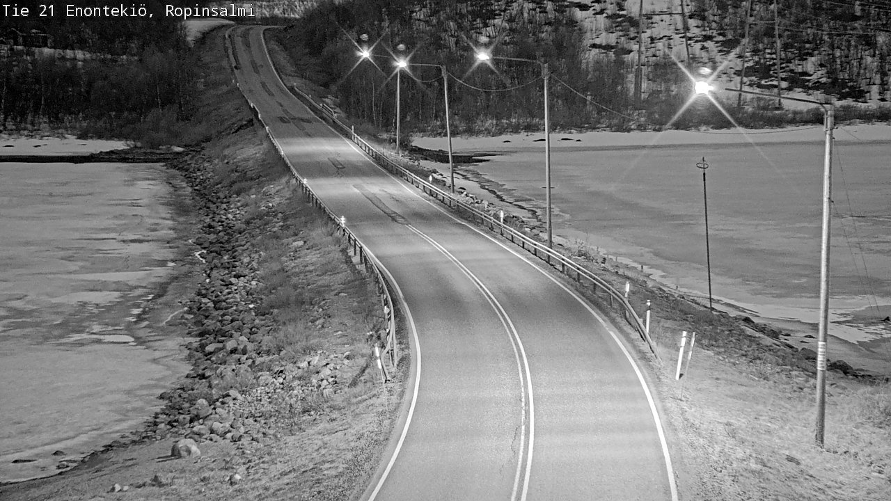 Kelikamerat Kuva Tie 21 Enontekiö, Ropinsalmi, Enontekiö, Lappi
