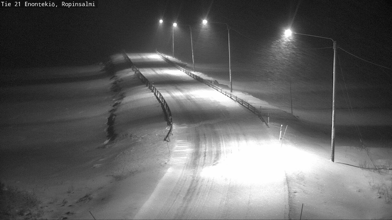 Kelikamerat Kuva Tie 21 Enontekiö, Ropinsalmi, Enontekiö, Lappi