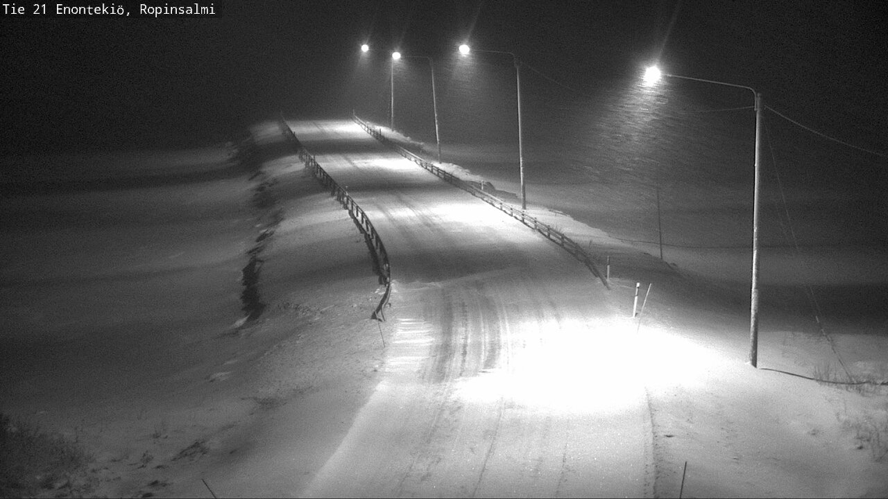 Kelikamerat Kuva Tie 21 Enontekiö, Ropinsalmi, Enontekiö, Lappi