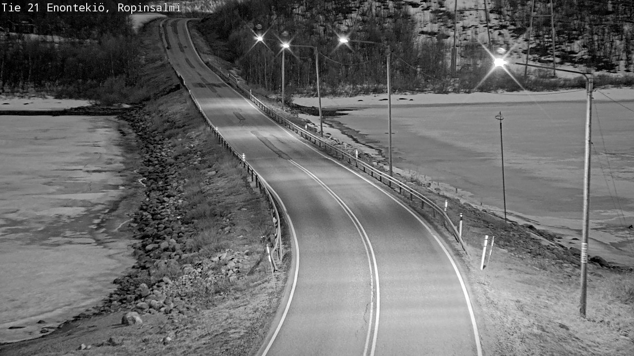 Kelikamerat Kuva Tie 21 Enontekiö, Ropinsalmi, Enontekiö, Lappi