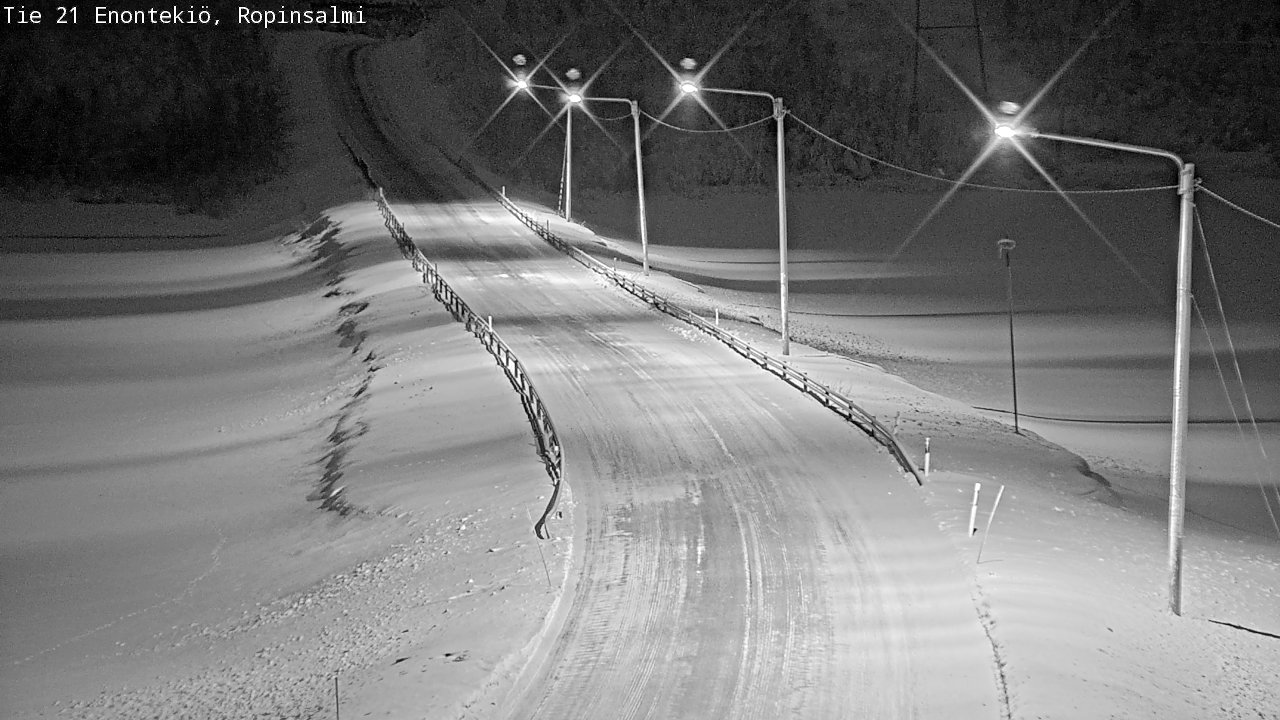 Kelikamerat Kuva Tie 21 Enontekiö, Ropinsalmi, Enontekiö, Lappi