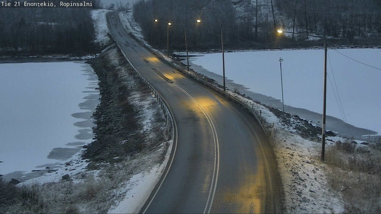 Kelikamerat Kuva Tie 21 Enontekiö, Ropinsalmi, Enontekiö, Lappi