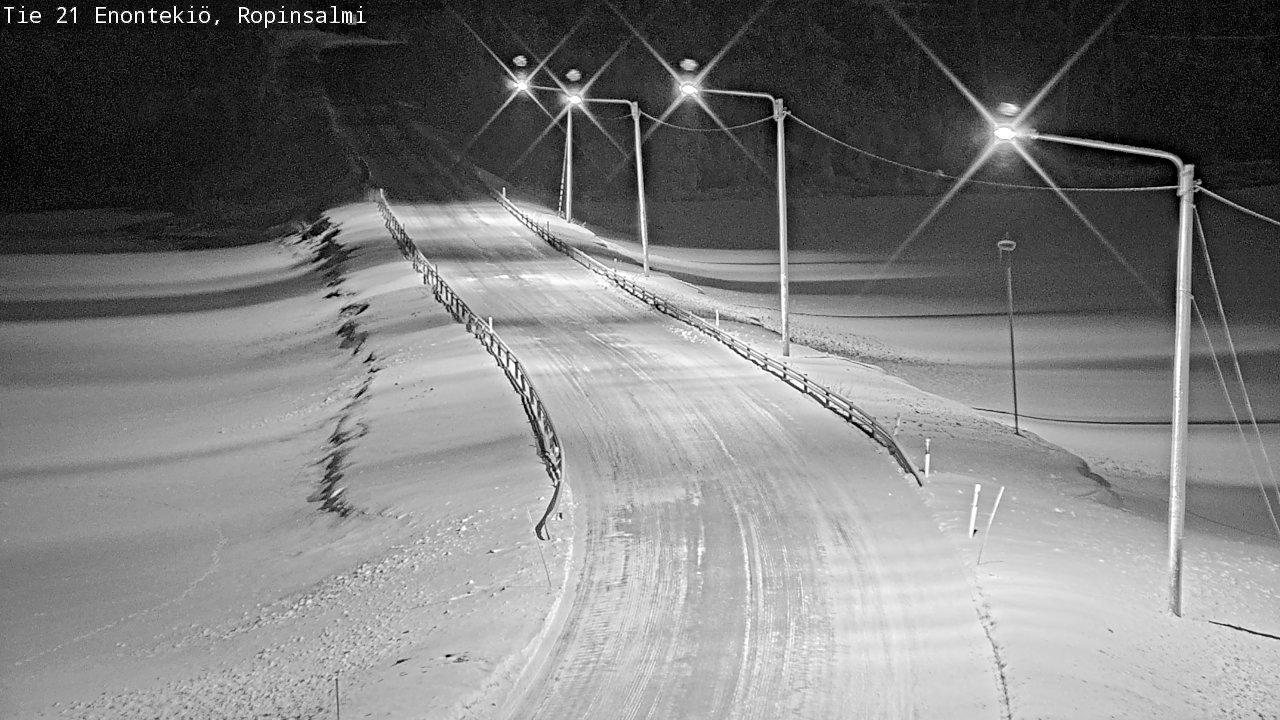 Kelikamerat Kuva Tie 21 Enontekiö, Ropinsalmi, Enontekiö, Lappi