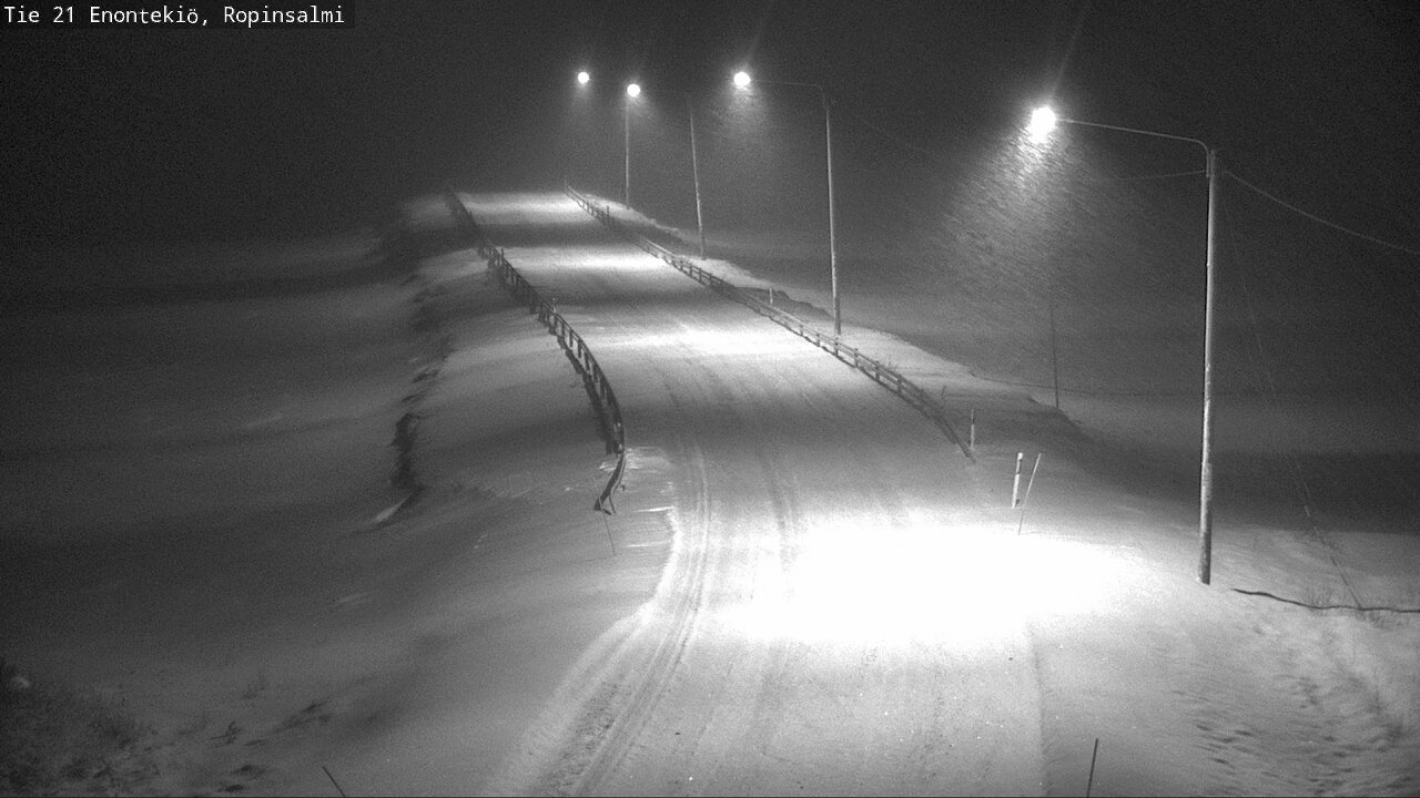 Kelikamerat Kuva Tie 21 Enontekiö, Ropinsalmi, Enontekiö, Lappi