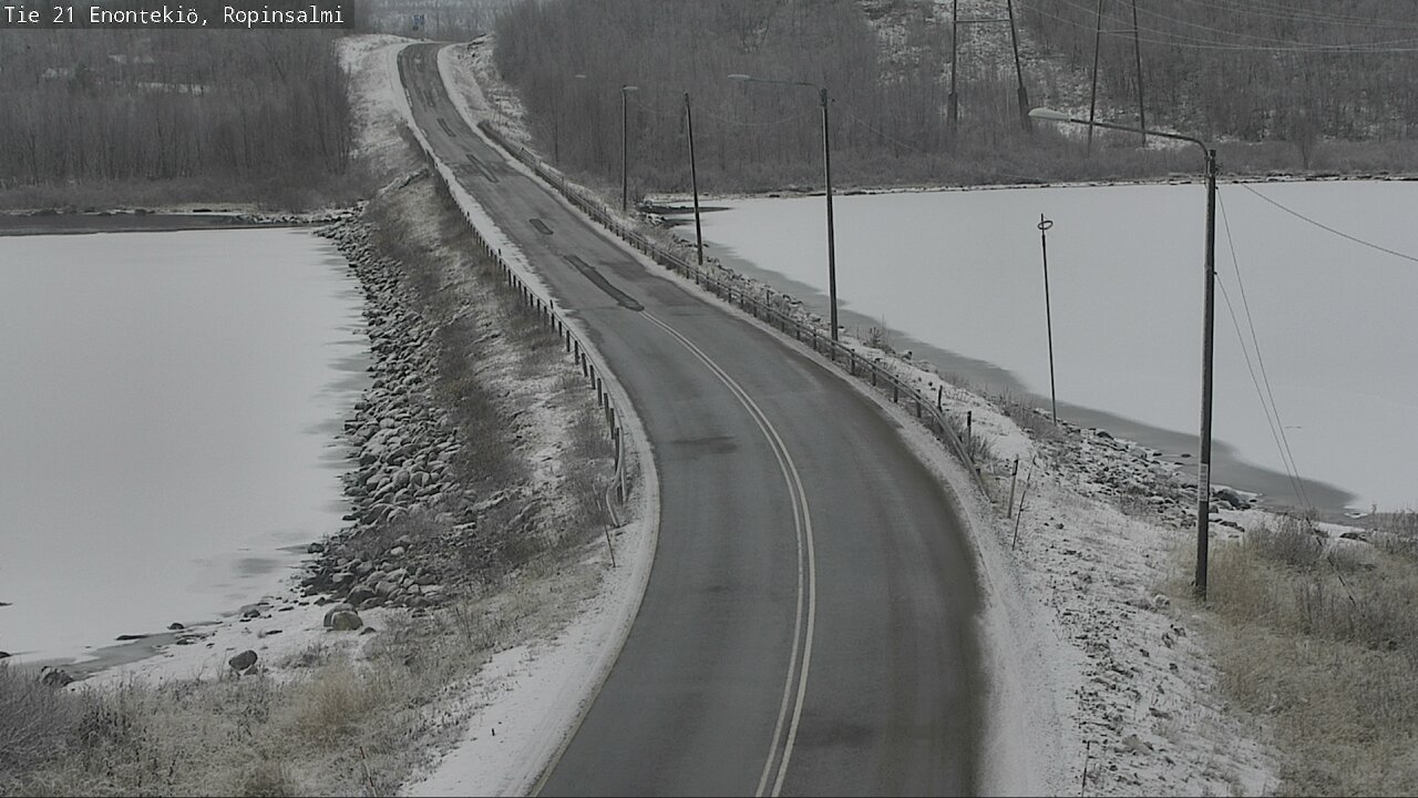 Kelikamerat Kuva Tie 21 Enontekiö, Ropinsalmi, Enontekiö, Lappi