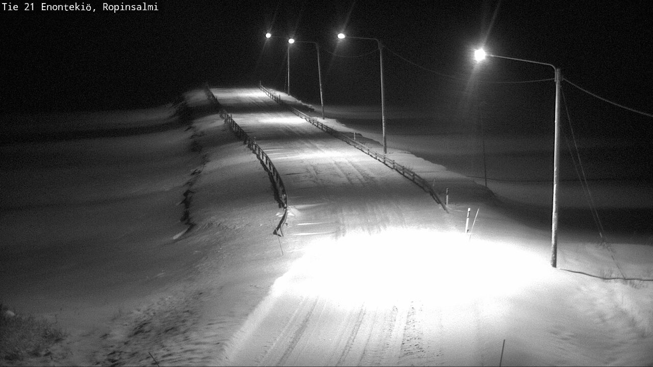 Kelikamerat Kuva Tie 21 Enontekiö, Ropinsalmi, Enontekiö, Lappi