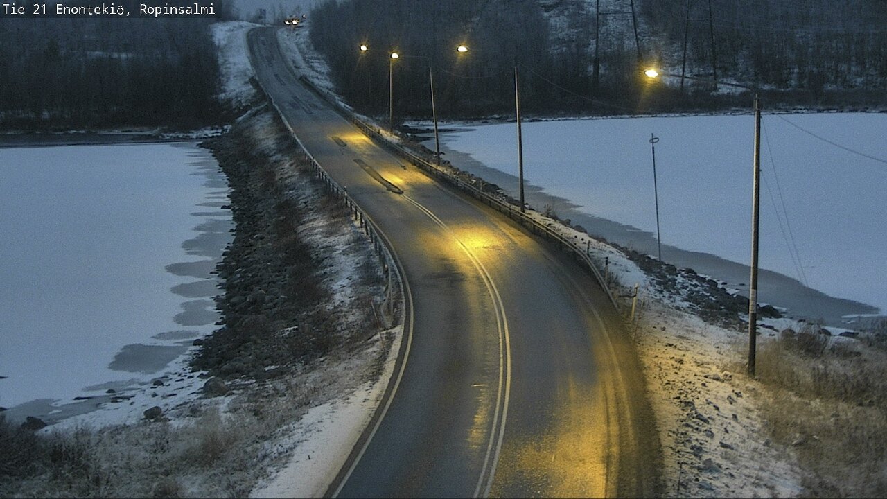 Kelikamerat Kuva Tie 21 Enontekiö, Ropinsalmi, Enontekiö, Lappi