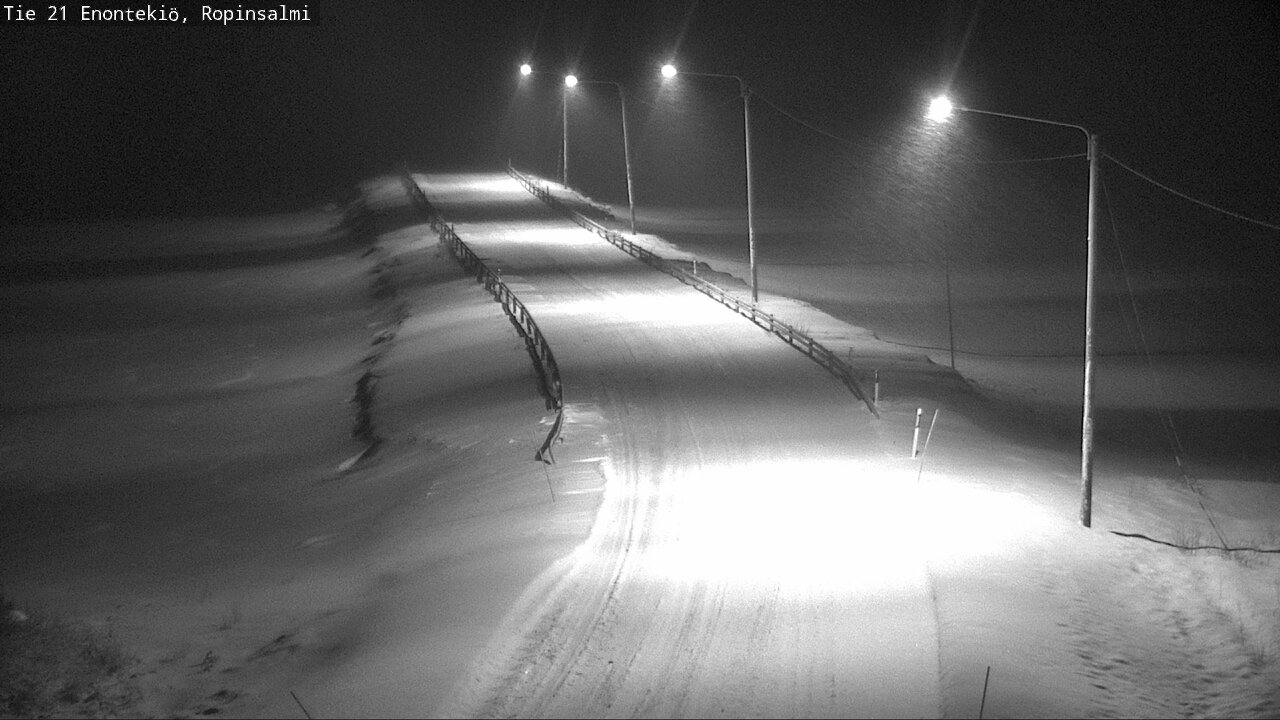 Kelikamerat Kuva Tie 21 Enontekiö, Ropinsalmi, Enontekiö, Lappi