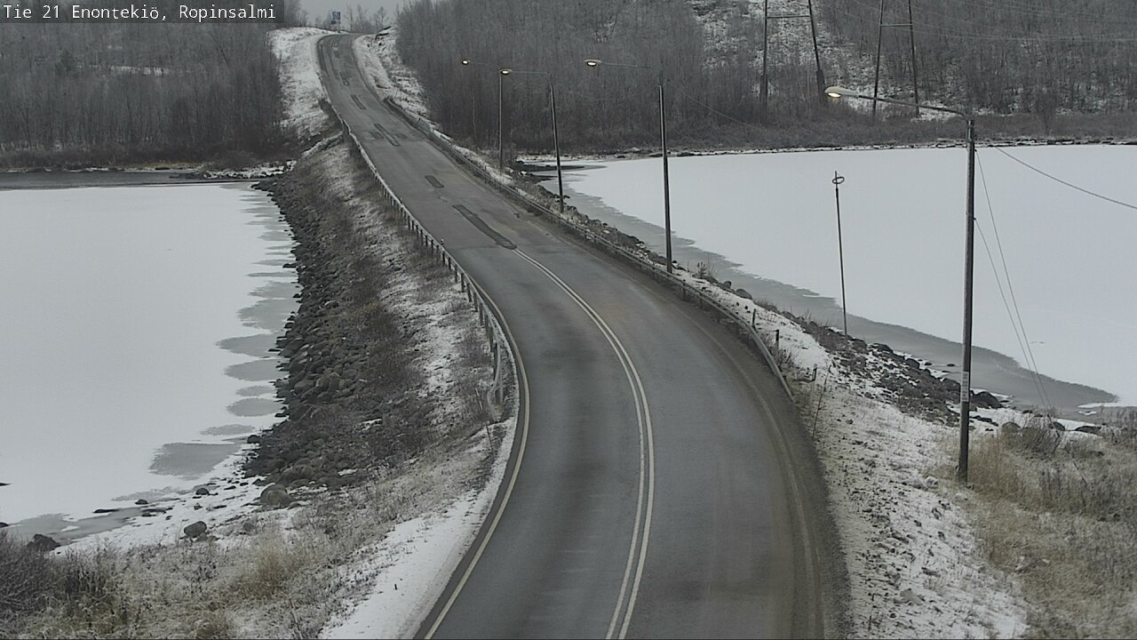 Kelikamerat Kuva Tie 21 Enontekiö, Ropinsalmi, Enontekiö, Lappi