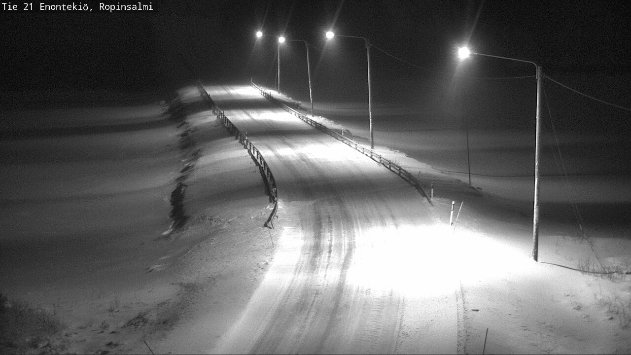 Kelikamerat Kuva Tie 21 Enontekiö, Ropinsalmi, Enontekiö, Lappi