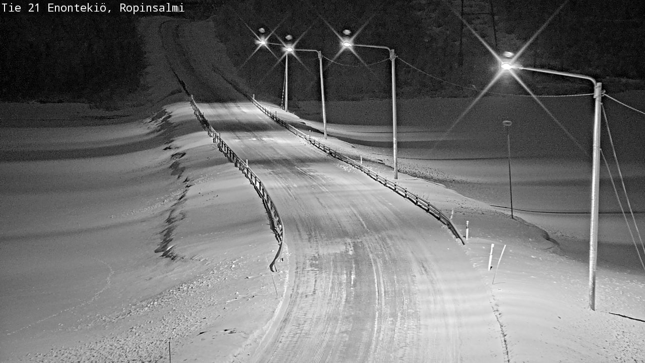 Kelikamerat Kuva Tie 21 Enontekiö, Ropinsalmi, Enontekiö, Lappi