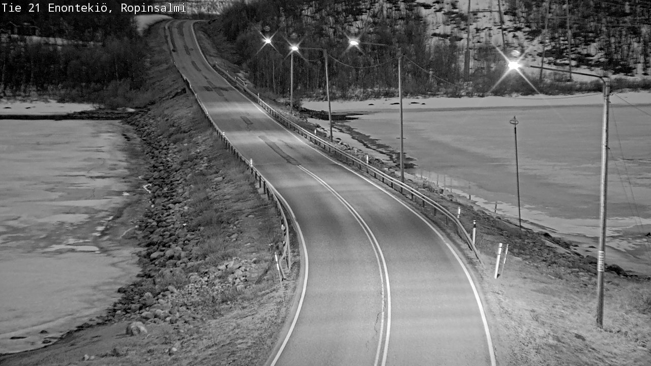Kelikamerat Kuva Tie 21 Enontekiö, Ropinsalmi, Enontekiö, Lappi