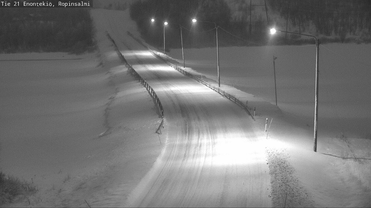 Kelikamerat Kuva Tie 21 Enontekiö, Ropinsalmi, Enontekiö, Lappi