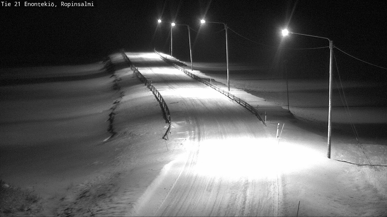 Kelikamerat Kuva Tie 21 Enontekiö, Ropinsalmi, Enontekiö, Lappi