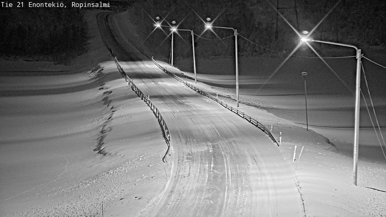 Kelikamerat Kuva Tie 21 Enontekiö, Ropinsalmi, Enontekiö, Lappi