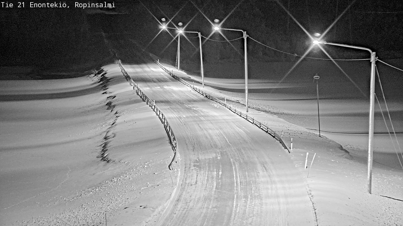 Kelikamerat Kuva Tie 21 Enontekiö, Ropinsalmi, Enontekiö, Lappi