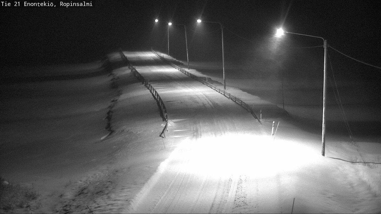 Kelikamerat Kuva Tie 21 Enontekiö, Ropinsalmi, Enontekiö, Lappi