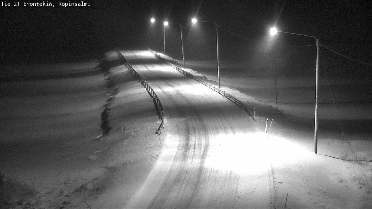 Kelikamerat Kuva Tie 21 Enontekiö, Ropinsalmi, Enontekiö, Lappi