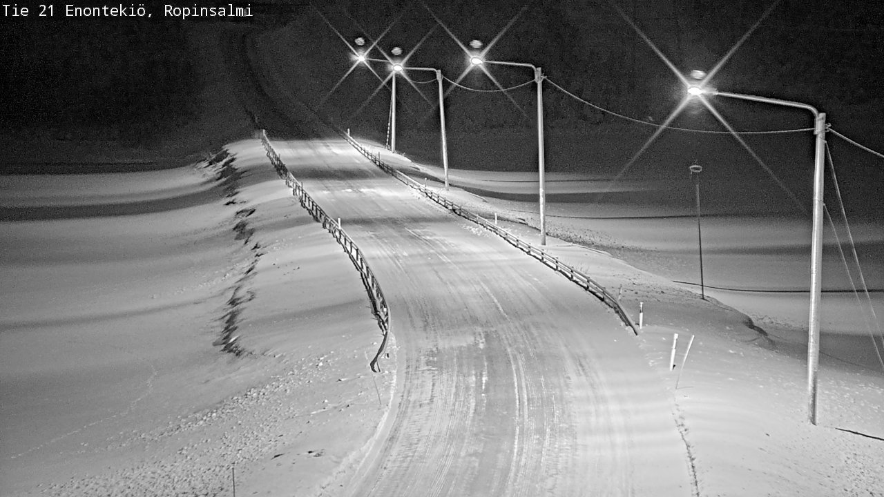 Kelikamerat Kuva Tie 21 Enontekiö, Ropinsalmi, Enontekiö, Lappi