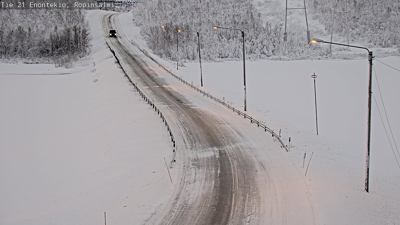 Kelikamerat Kuva Tie 21 Enontekiö, Ropinsalmi, Enontekiö, Lappi