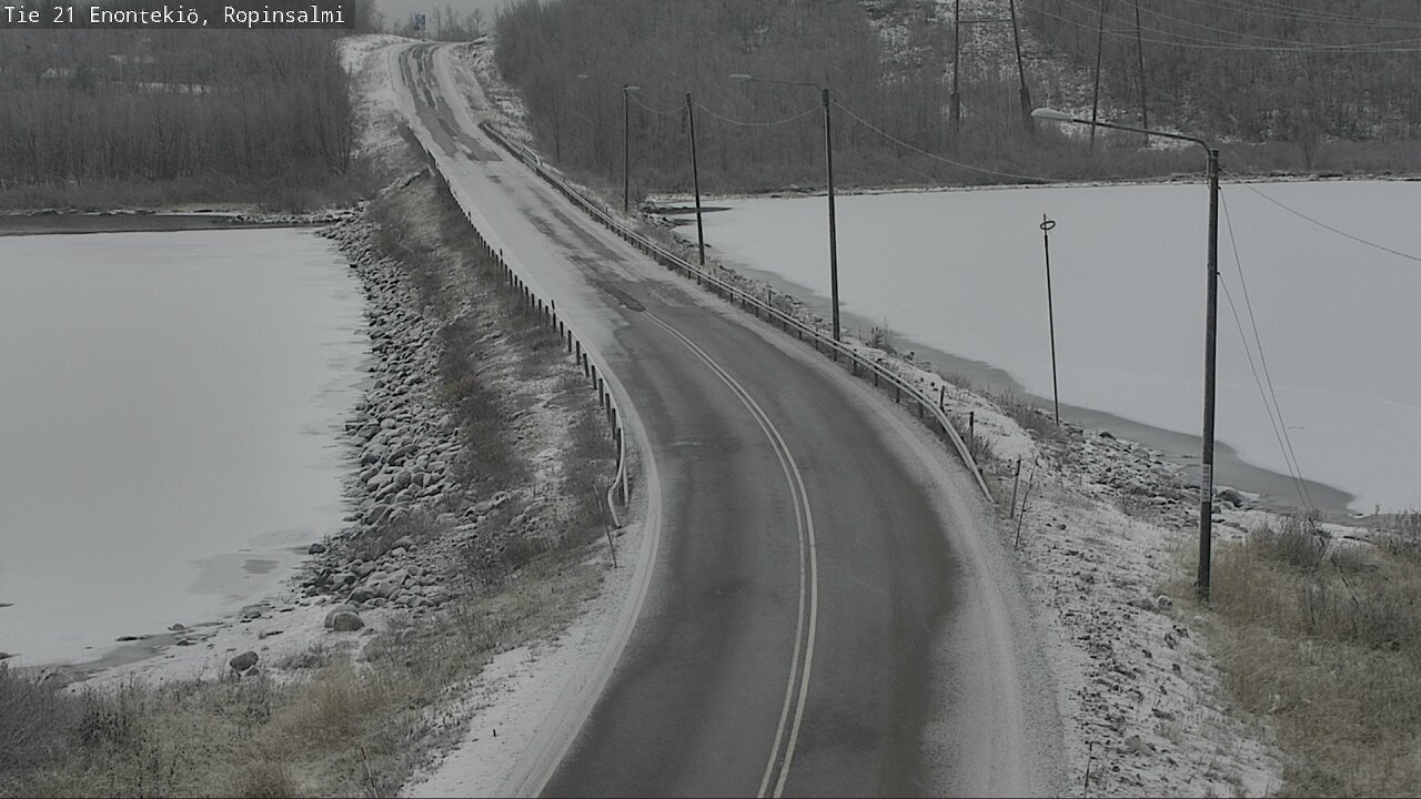 Kelikamerat Kuva Tie 21 Enontekiö, Ropinsalmi, Enontekiö, Lappi