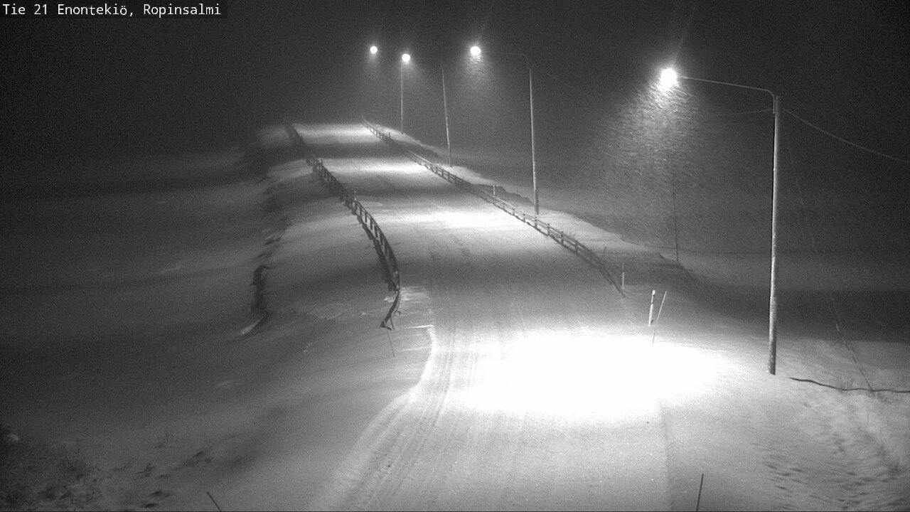 Kelikamerat Kuva Tie 21 Enontekiö, Ropinsalmi, Enontekiö, Lappi