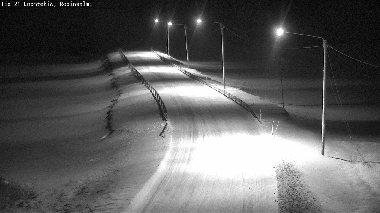 Kelikamerat Kuva Tie 21 Enontekiö, Ropinsalmi, Enontekiö, Lappi