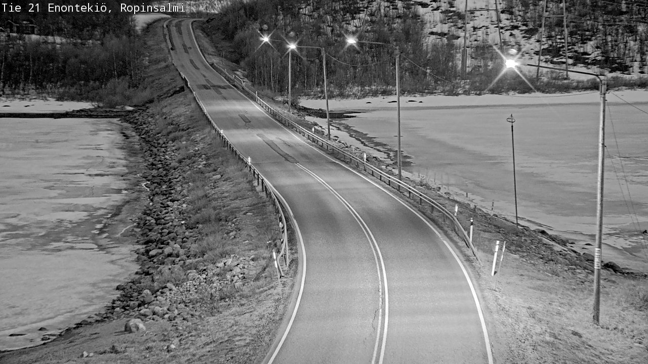 Kelikamerat Kuva Tie 21 Enontekiö, Ropinsalmi, Enontekiö, Lappi