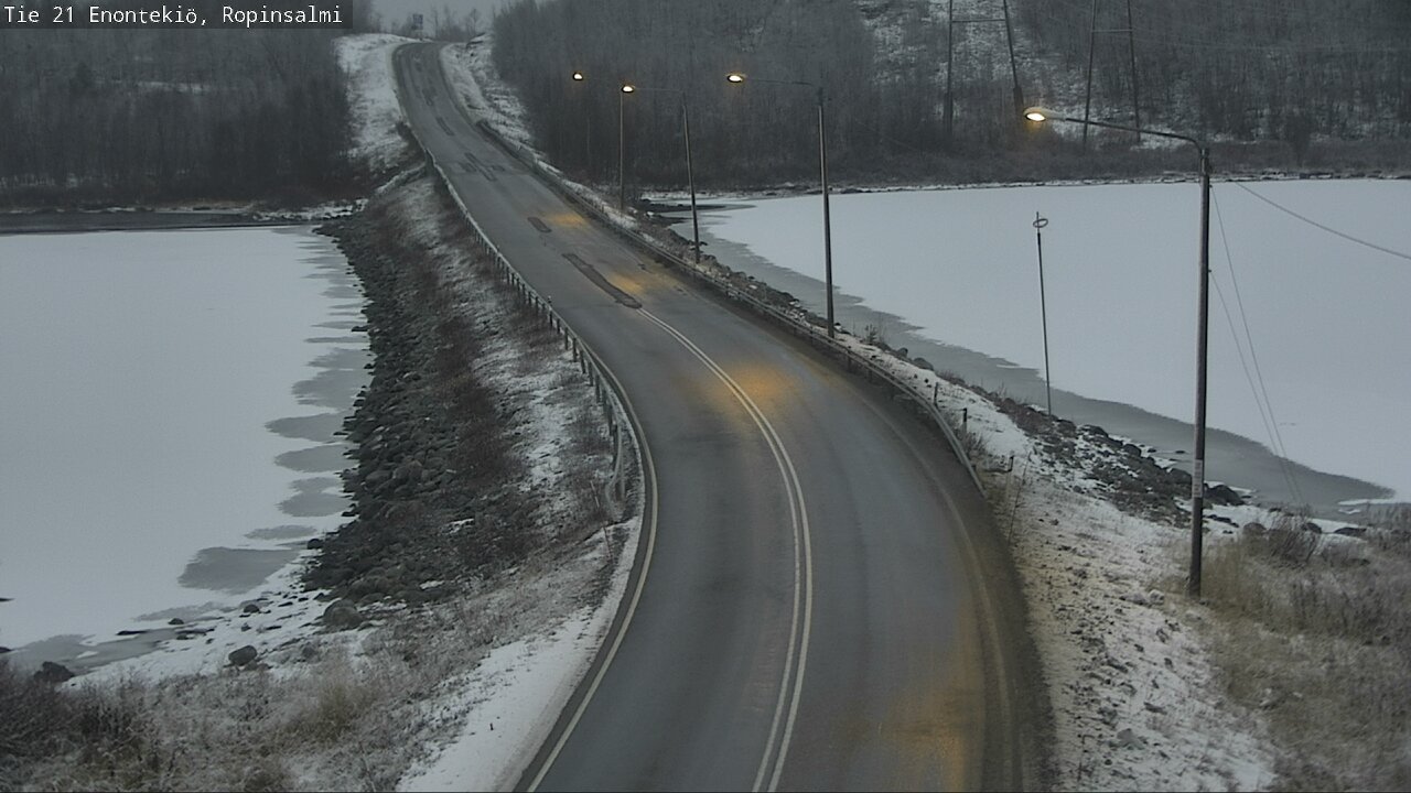 Kelikamerat Kuva Tie 21 Enontekiö, Ropinsalmi, Enontekiö, Lappi