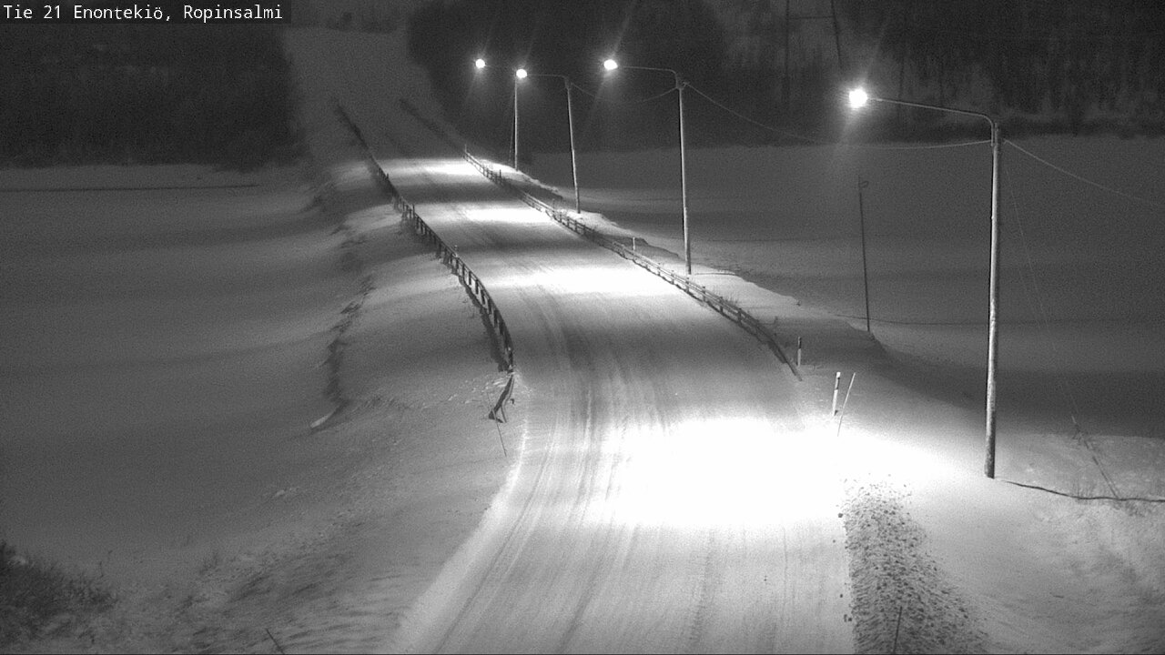 Kelikamerat Kuva Tie 21 Enontekiö, Ropinsalmi, Enontekiö, Lappi