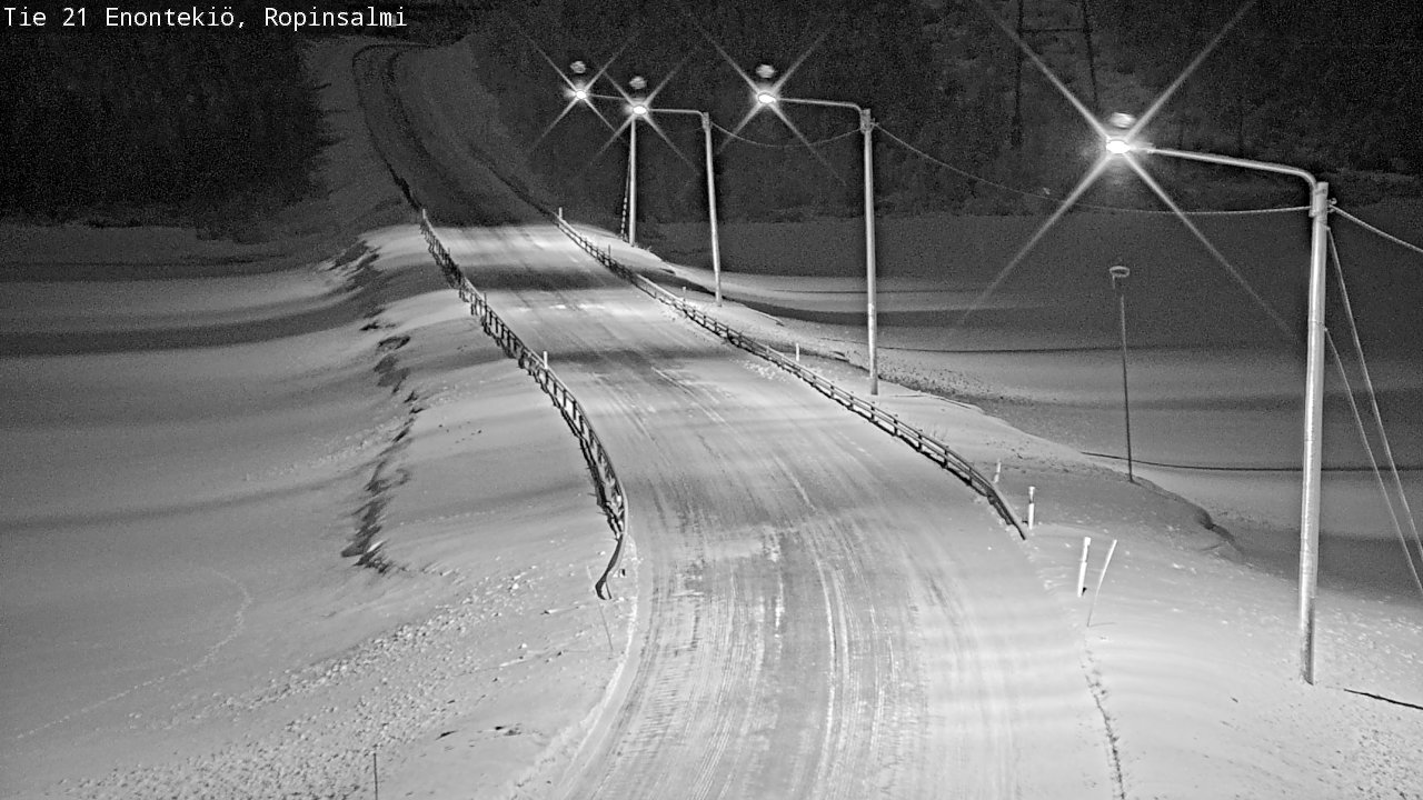 Kelikamerat Kuva Tie 21 Enontekiö, Ropinsalmi, Enontekiö, Lappi