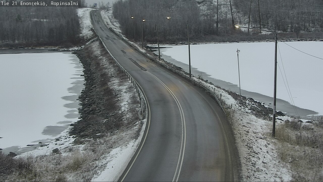 Kelikamerat Kuva Tie 21 Enontekiö, Ropinsalmi, Enontekiö, Lappi