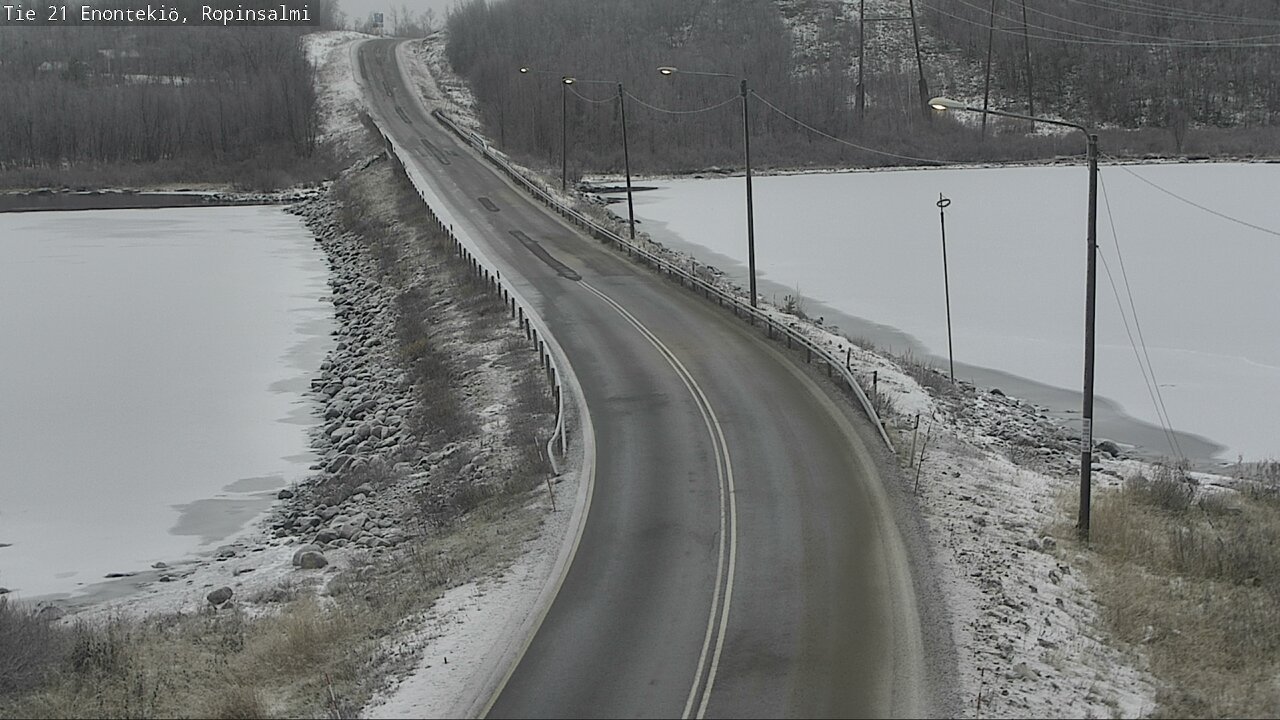 Kelikamerat Kuva Tie 21 Enontekiö, Ropinsalmi, Enontekiö, Lappi