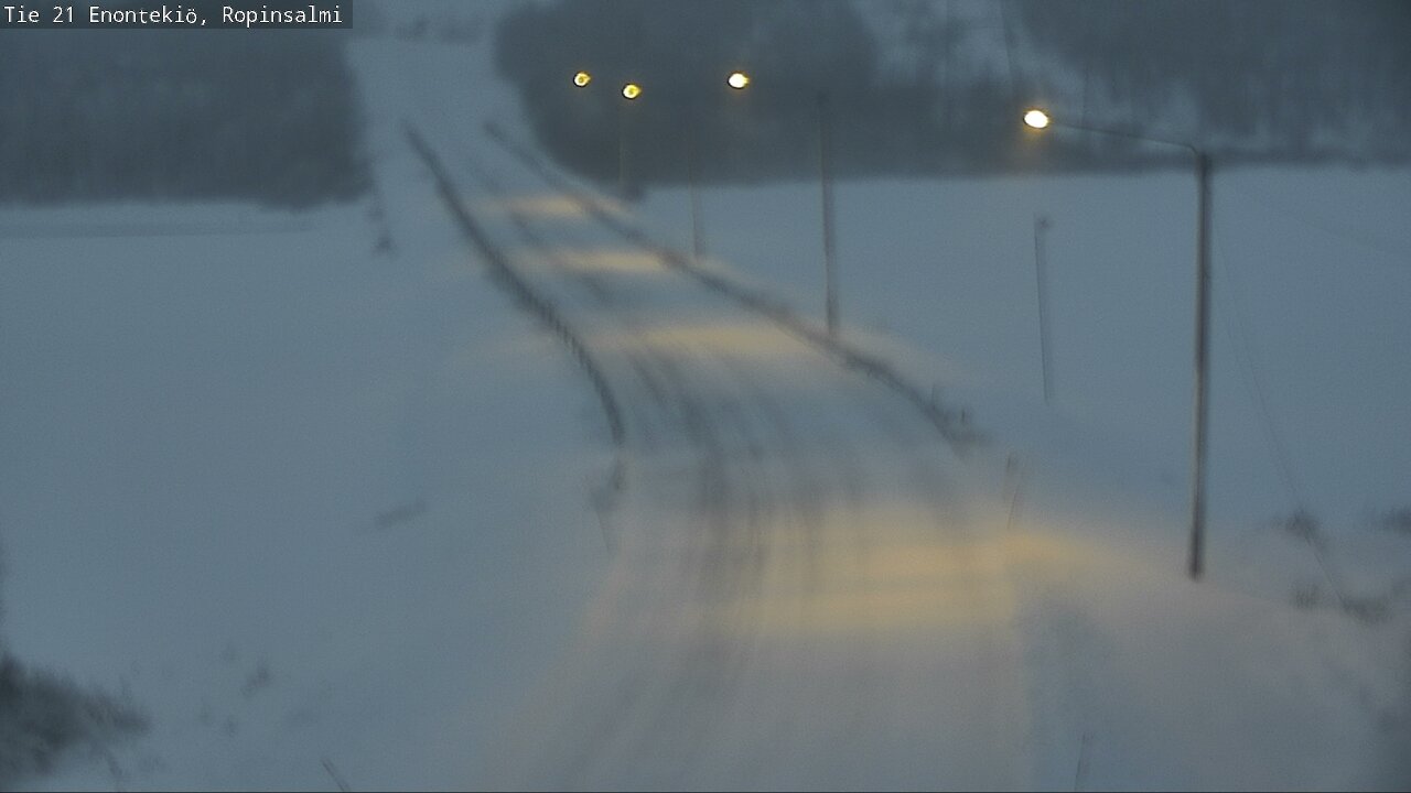 Kelikamerat Kuva Tie 21 Enontekiö, Ropinsalmi, Enontekiö, Lappi