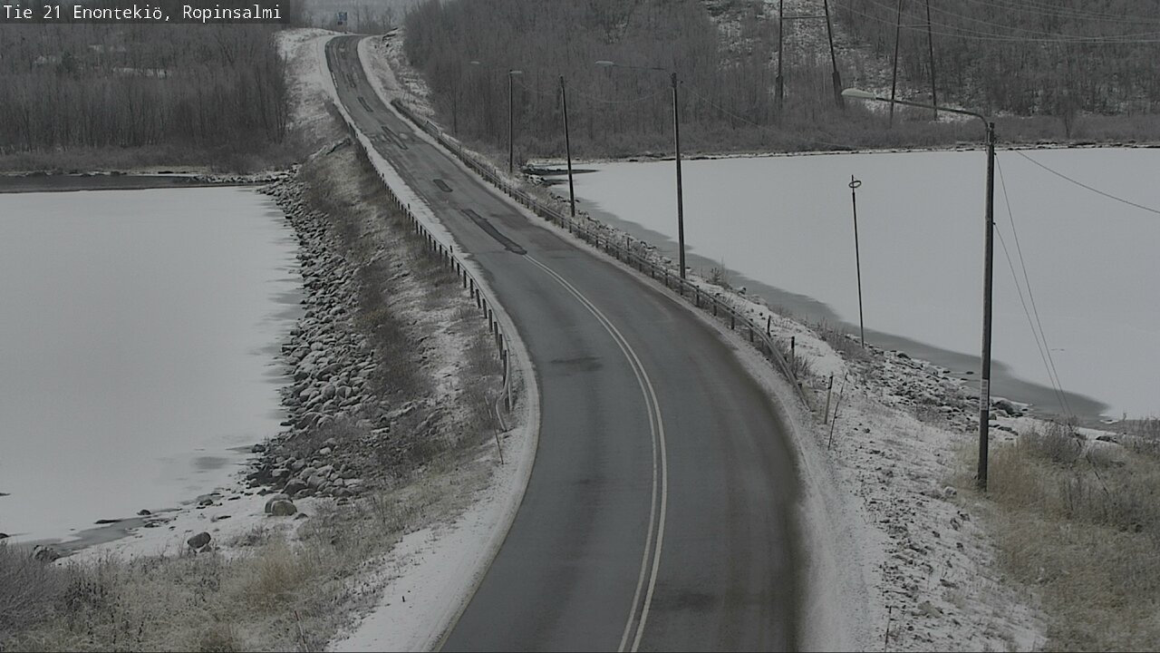 Kelikamerat Kuva Tie 21 Enontekiö, Ropinsalmi, Enontekiö, Lappi