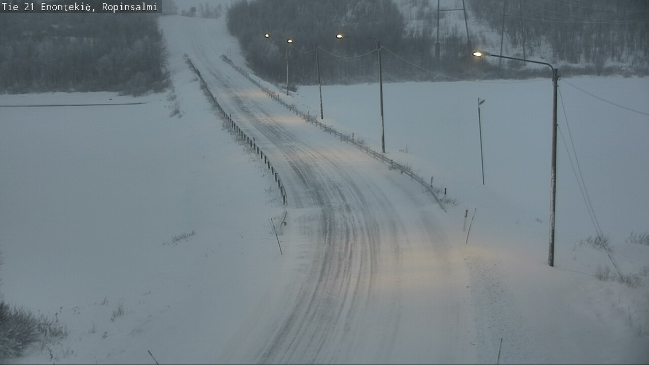 Kelikamerat Kuva Tie 21 Enontekiö, Ropinsalmi, Enontekiö, Lappi