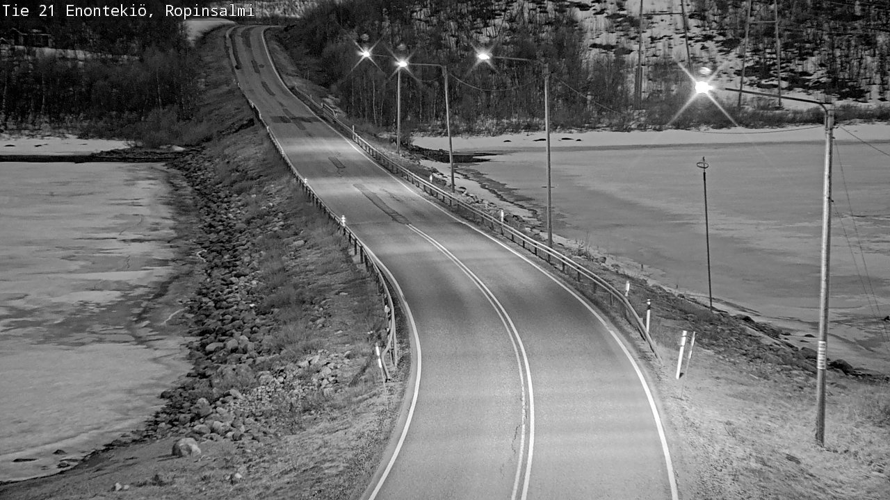 Kelikamerat Kuva Tie 21 Enontekiö, Ropinsalmi, Enontekiö, Lappi