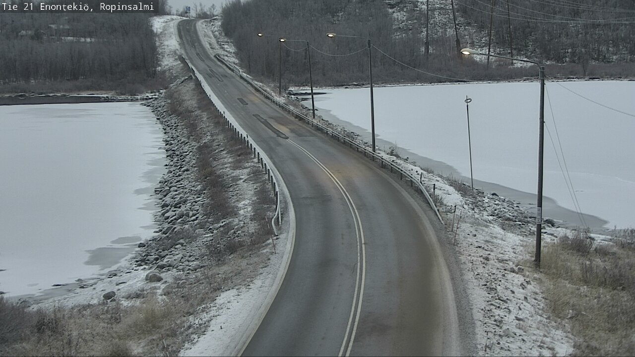 Kelikamerat Kuva Tie 21 Enontekiö, Ropinsalmi, Enontekiö, Lappi