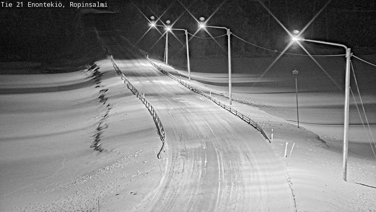 Kelikamerat Kuva Tie 21 Enontekiö, Ropinsalmi, Enontekiö, Lappi